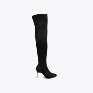 Kurt Geiger Barbican Over The Knee Drench Negrii | PCESKX-567