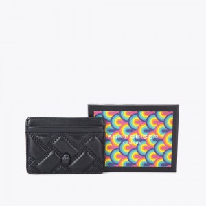 Kurt Geiger Drench Card Holder Negrii | UGMYKJ-842