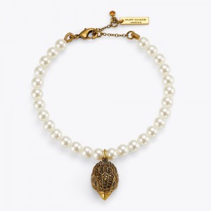 Kurt Geiger Eagle Pearl Bracelet Albi | OMVIAU-578