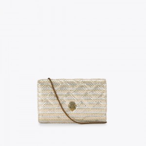 Kurt Geiger Extra Mini Kensington Bag Champagne | BLHRNU-647