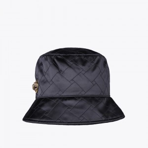 Kurt Geiger Kensington Bucket Hat Negrii | LTUWNY-918