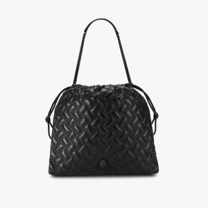 Kurt Geiger Kensington Drench Drawstring Bag Negrii | AFVYRT-561