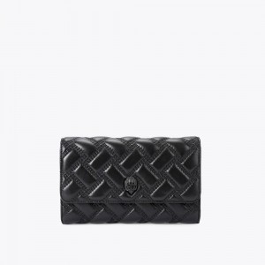 Kurt Geiger Kensington Drench Wallet On Chain Negrii | MJYTUK-650