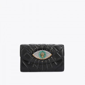 Kurt Geiger Kensington Evil Eye Wallet On Chain Negrii | UBRWQT-609