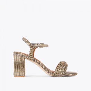 Kurt Geiger Kensington Langley Heel Bej | TLZIEU-395