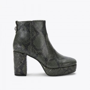 Kurt Geiger Kensington Platforma Ankle Boot Verzi | IXZNRQ-706