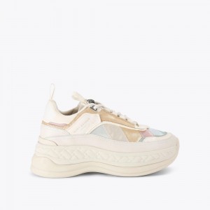 Kurt Geiger Kensington Pump Sneaker Bej | BYHKLU-675