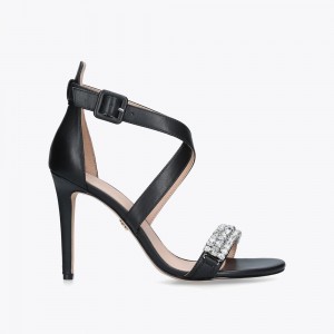 Kurt Geiger Knightsbridge Crystal Negrii | BSLUQY-714