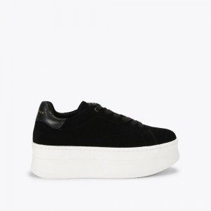 Kurt Geiger Laney Pumped Sneaker Negrii | GOLEDN-170