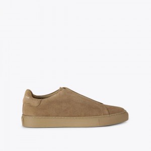 Kurt Geiger Lennon Slip On Sneaker Maro | UJLMBC-341