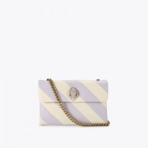 Kurt Geiger Medium Kensington Bag Lilac | OJDHXK-709