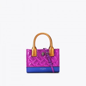 Kurt Geiger Micro Kensington Square Tote Bag Colorati | OQAZFM-547