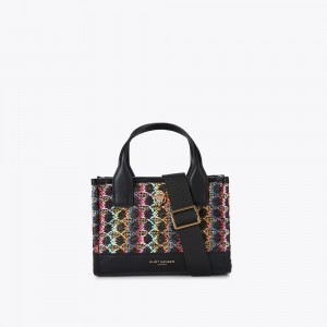 Kurt Geiger Micro Raffia Shopper Bag Colorati | ASRWOX-395