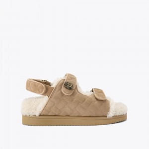 Kurt Geiger Orson Teddy Sandal Maro | JWTPGZ-851