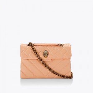 Kurt Geiger Piele Kensington Bag Peach | DLGJTS-086