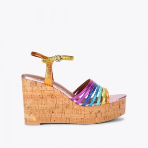 Kurt Geiger Pierra Wedge Heel Colorati | ZXCVAU-509