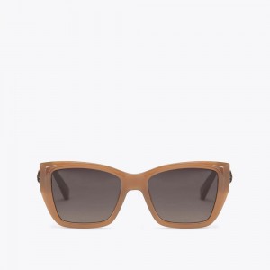 Kurt Geiger Rectangle Kensington Sunglasses Aurii | QGEAKJ-183