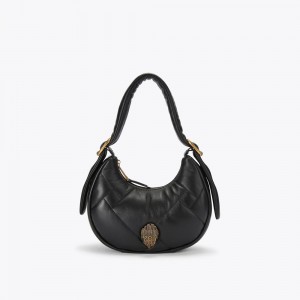 Kurt Geiger Small Kensington Puff Hobo Bag Negrii | VMBSRK-137