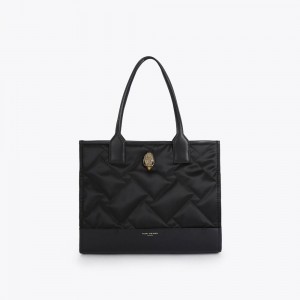 Kurt Geiger Small Recycled Shopper Bag Negrii | GCUFKQ-910