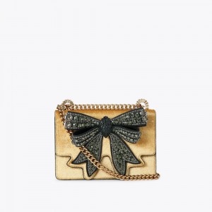 Kurt Geiger Small Shoreditch Bow Bag Aurii | ILUXSE-510