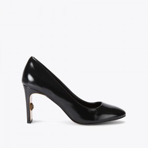 Kurt Geiger Victoria Court Heel Negrii | ZMLYHE-642