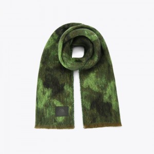 Kurt Geiger Yarndye Scarf Kaki | SXVYWO-403