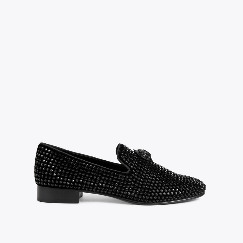 Kurt Geiger Ace Stud Loafer Negrii | XDHBRF-421