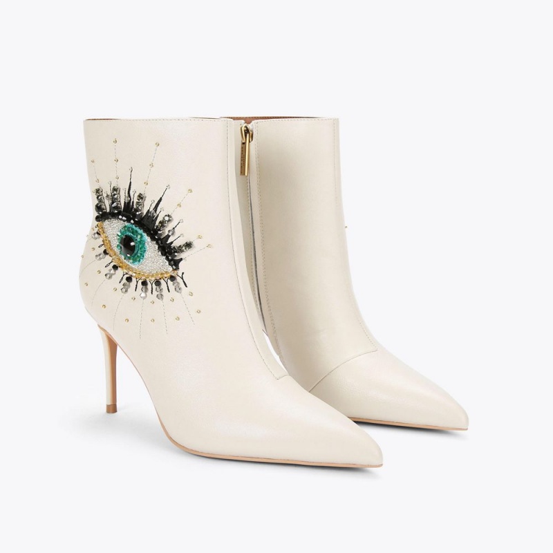 Kurt Geiger Belgravia Evil Eye Ankle Boot Albi | KNZBPA-157