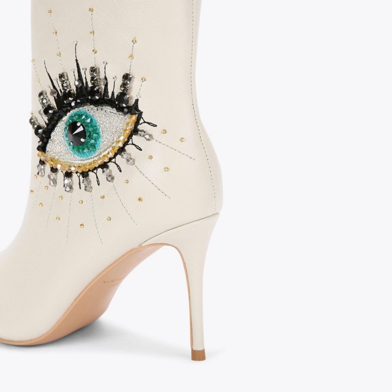 Kurt Geiger Belgravia Evil Eye Ankle Boot Albi | KNZBPA-157