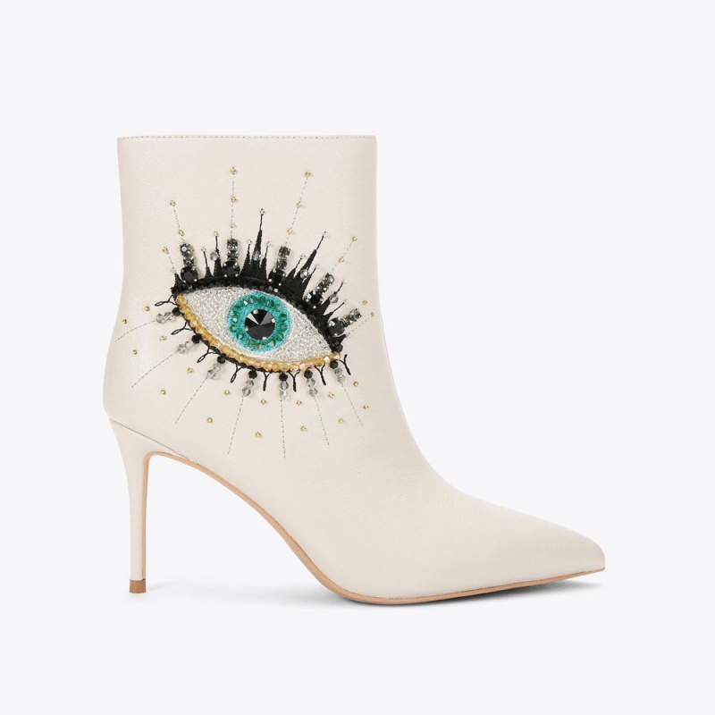 Kurt Geiger Belgravia Evil Eye Ankle Boot Albi | KNZBPA-157