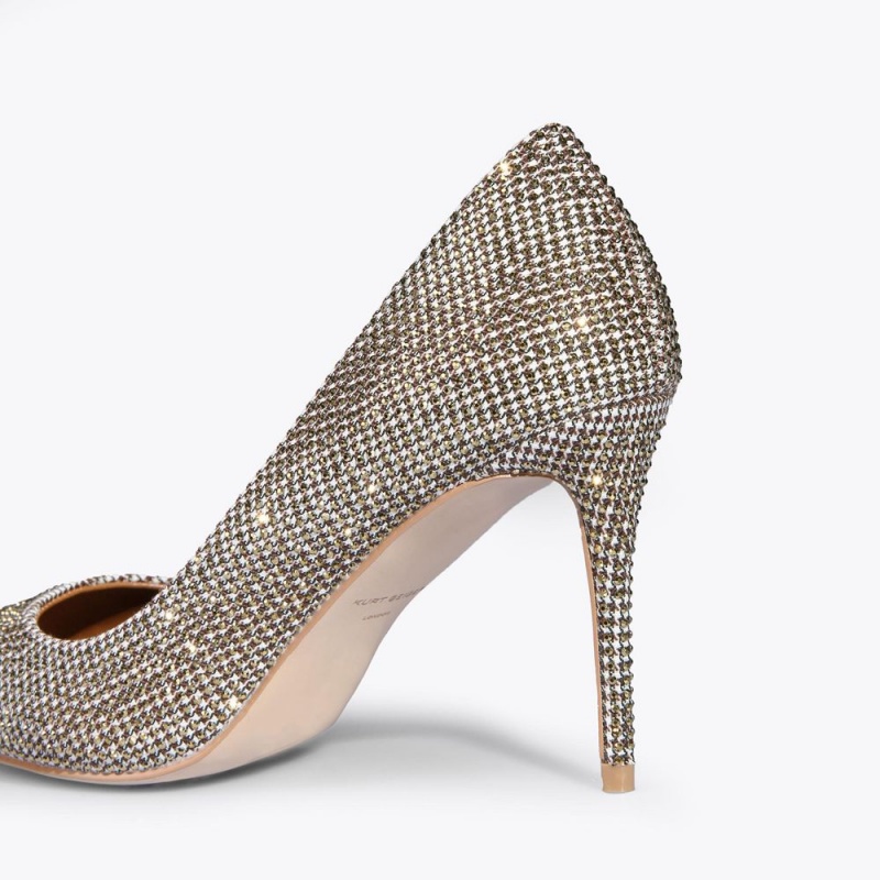 Kurt Geiger Belgravia Heel Bej | ZSGKXW-901