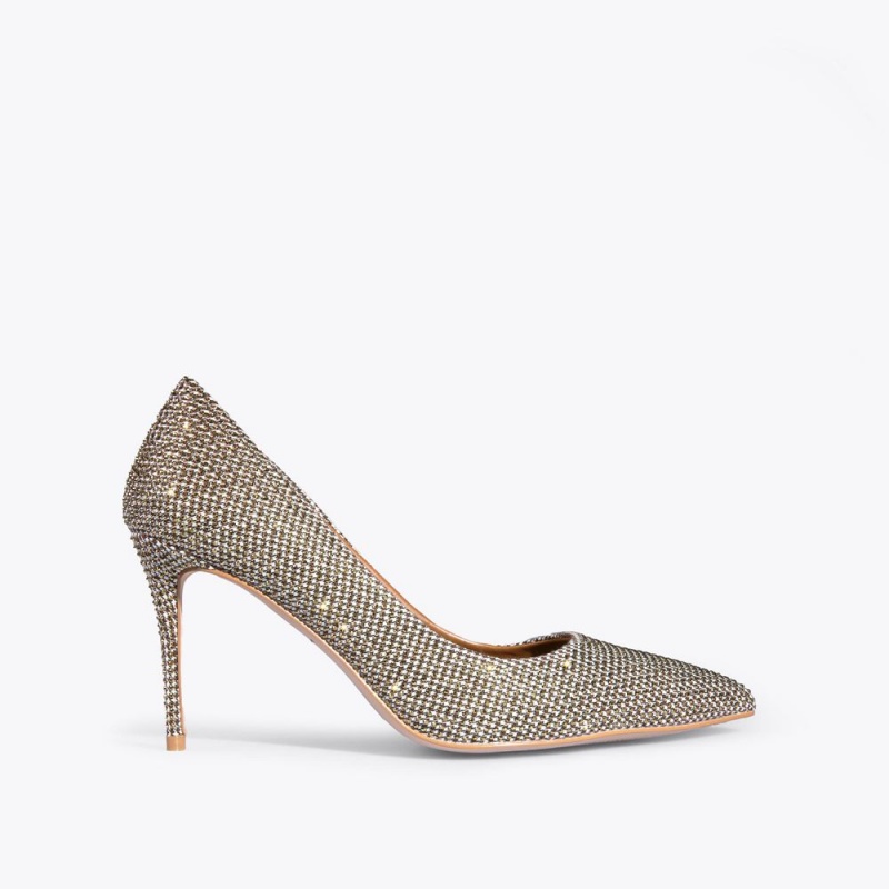 Kurt Geiger Belgravia Heel Bej | ZSGKXW-901