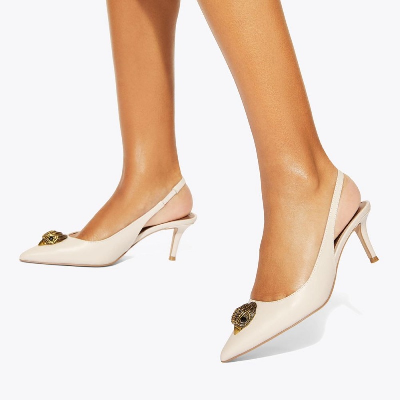 Kurt Geiger Belgravia Sling Back Heel Albi | YZLXRE-075