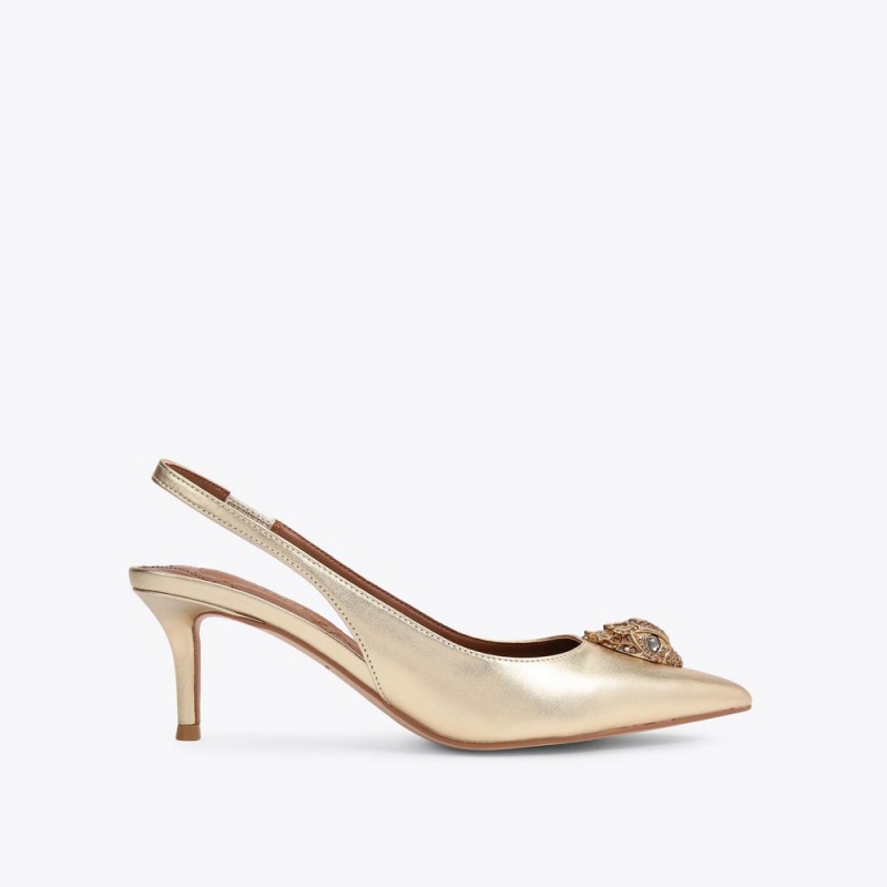 Kurt Geiger Belgravia Sling Back Heel Aurii | BNKCXU-785