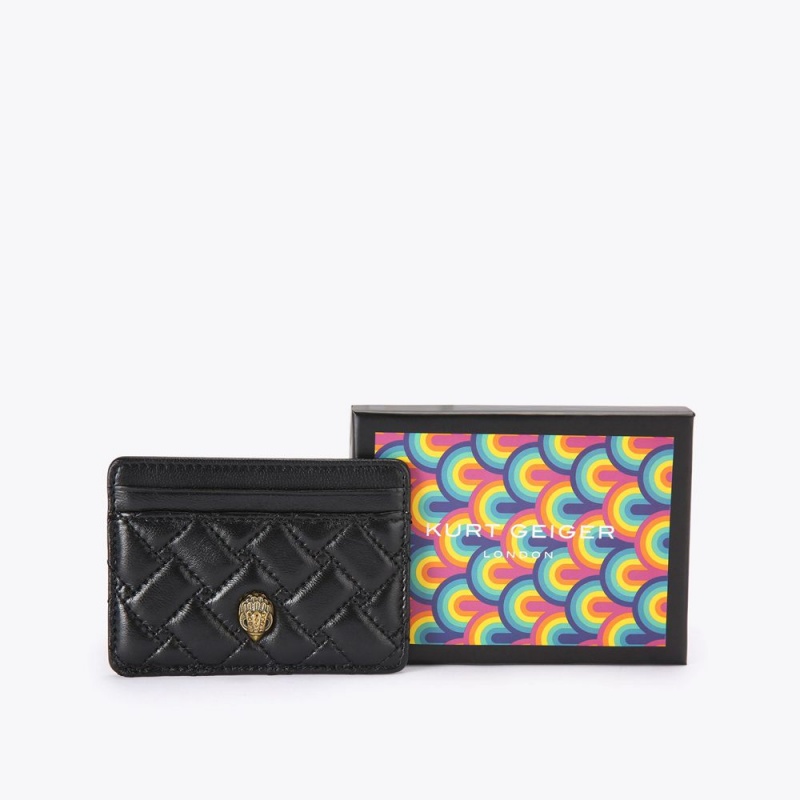 Kurt Geiger Card Holder Negrii | YQFPWJ-361