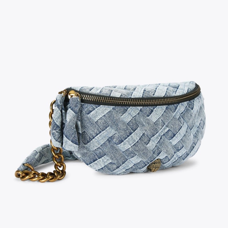 Kurt Geiger Denim Kensington Belt Bag Denim | NYDJEA-384