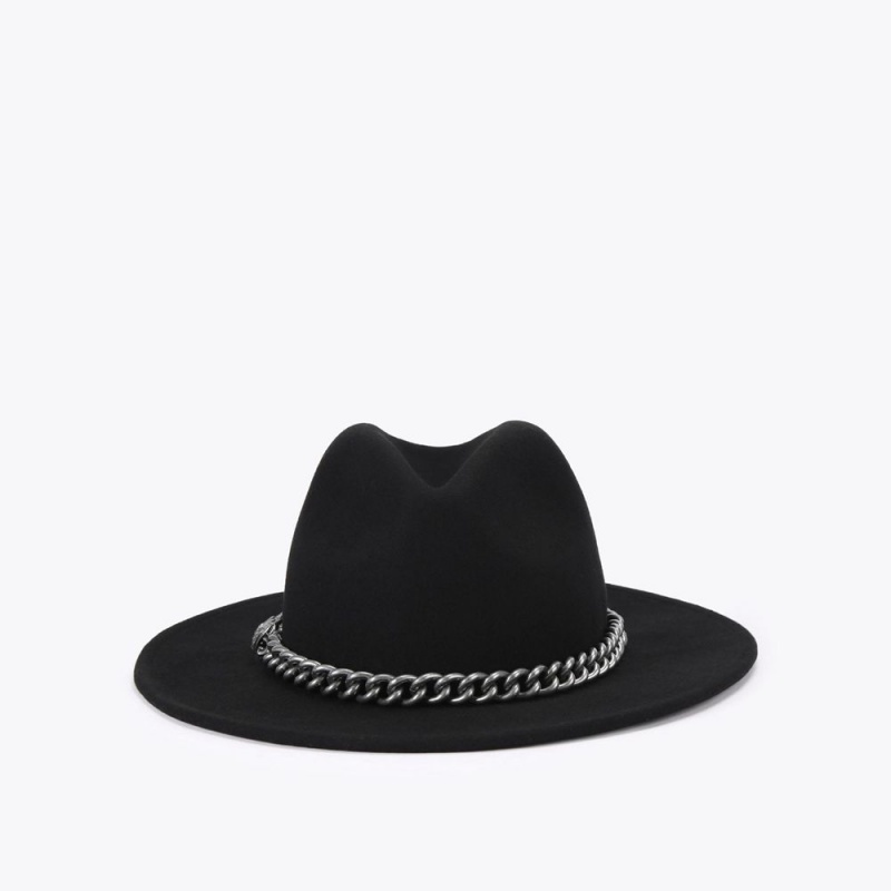 Kurt Geiger Eagle Chain Fedora Negrii | SDMJCR-921