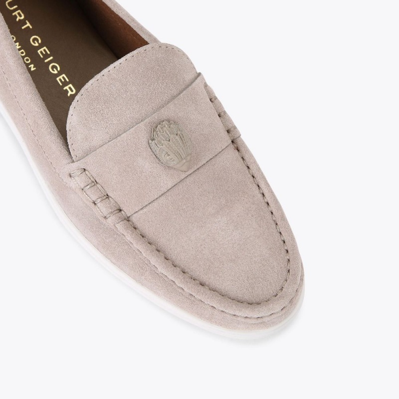 Kurt Geiger Eagle Drench Loafer Taupe | CMFDNX-640