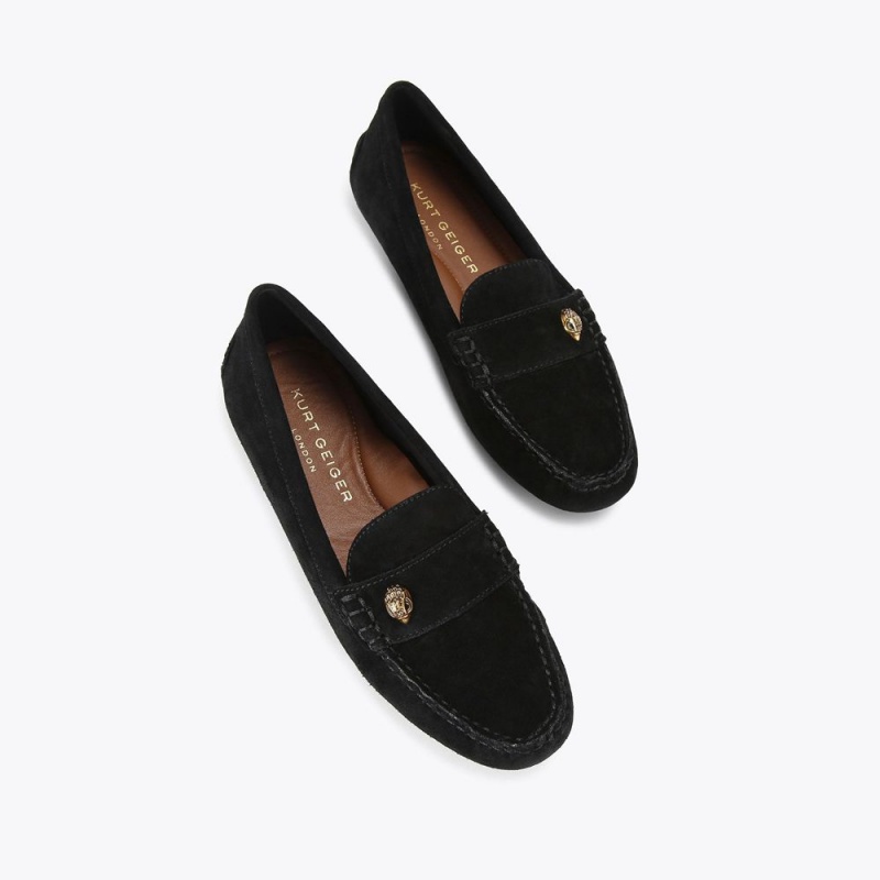 Kurt Geiger Eagle Driver Loafer Negrii | SNOBLR-547