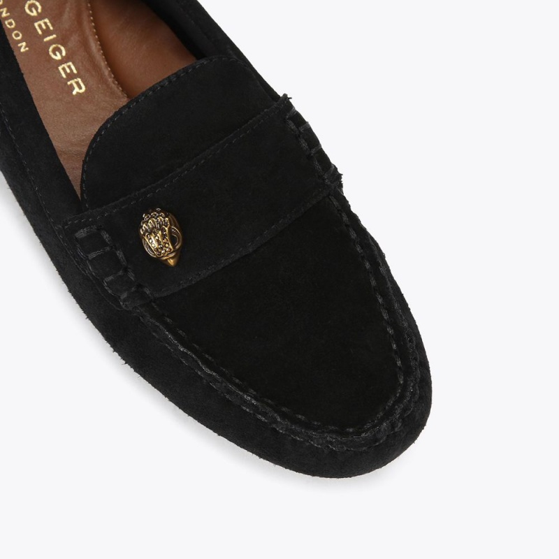 Kurt Geiger Eagle Driver Loafer Negrii | SNOBLR-547