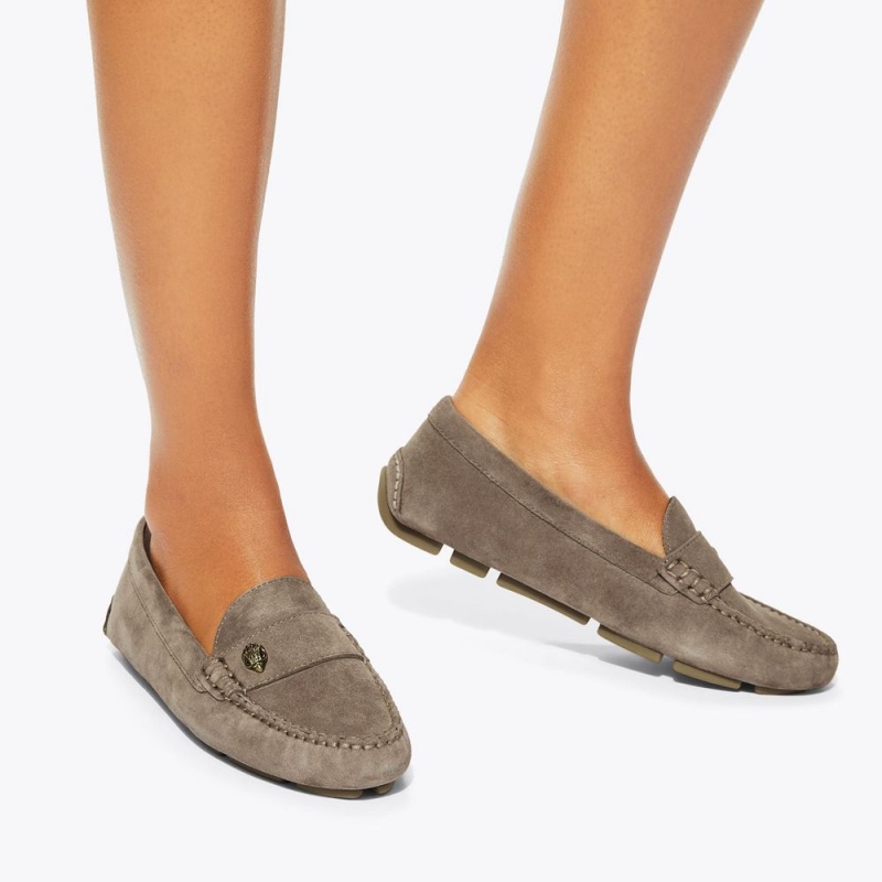 Kurt Geiger Eagle Driver Loafer Taupe | FYSKBC-439