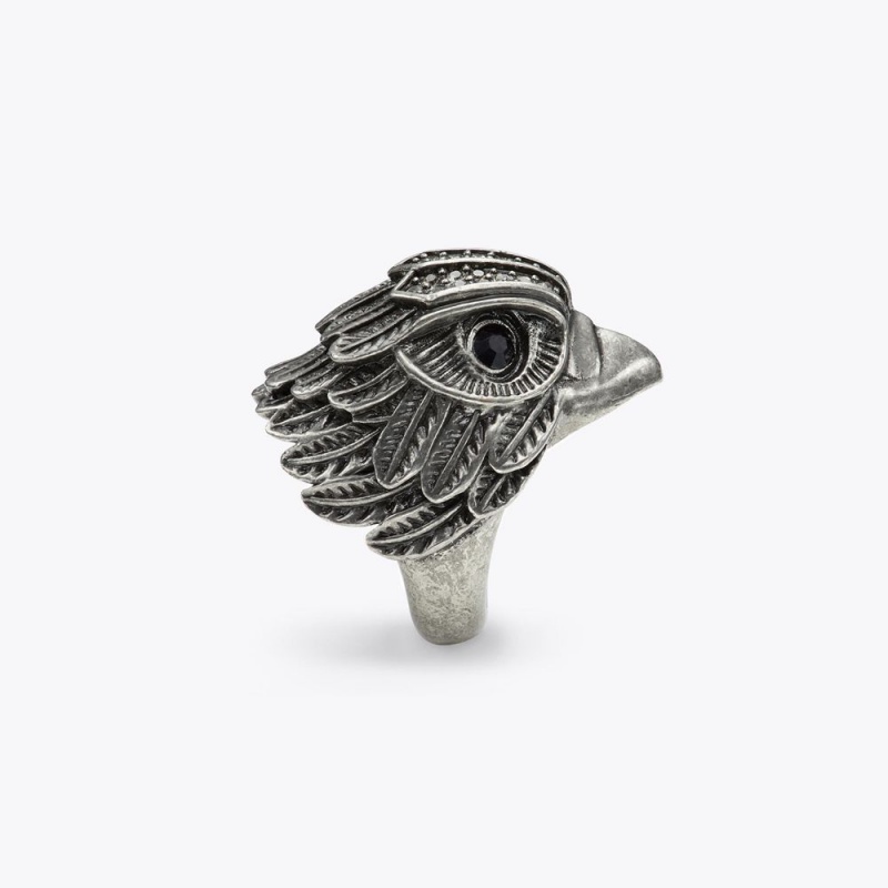 Kurt Geiger Eagle Grosolan Ring Gunmetal | DWRBSL-102