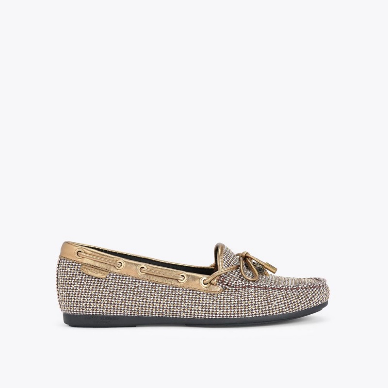 Kurt Geiger Eagle Moccasin Loafer Bej | SXMOCR-349