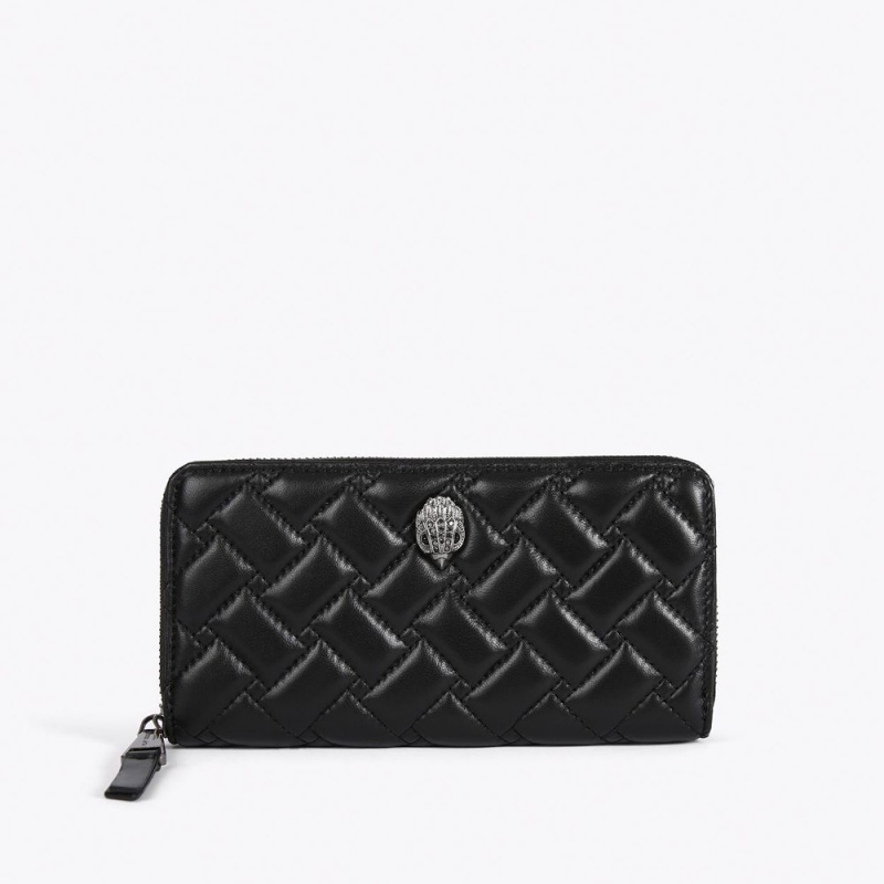 Kurt Geiger Eagle Zip Wallet Negrii | MVXGQK-102