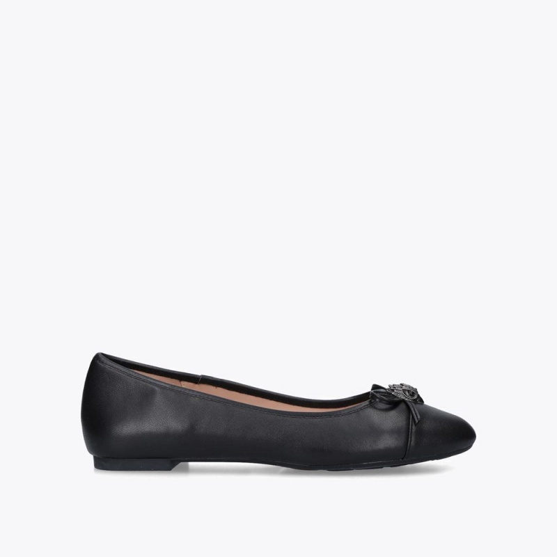 Kurt Geiger Esme Ballet Plati Negrii | LJEXRB-417