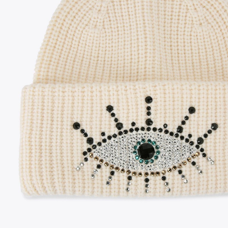 Kurt Geiger Evil Eye Beanie Albi | WJSHTP-401