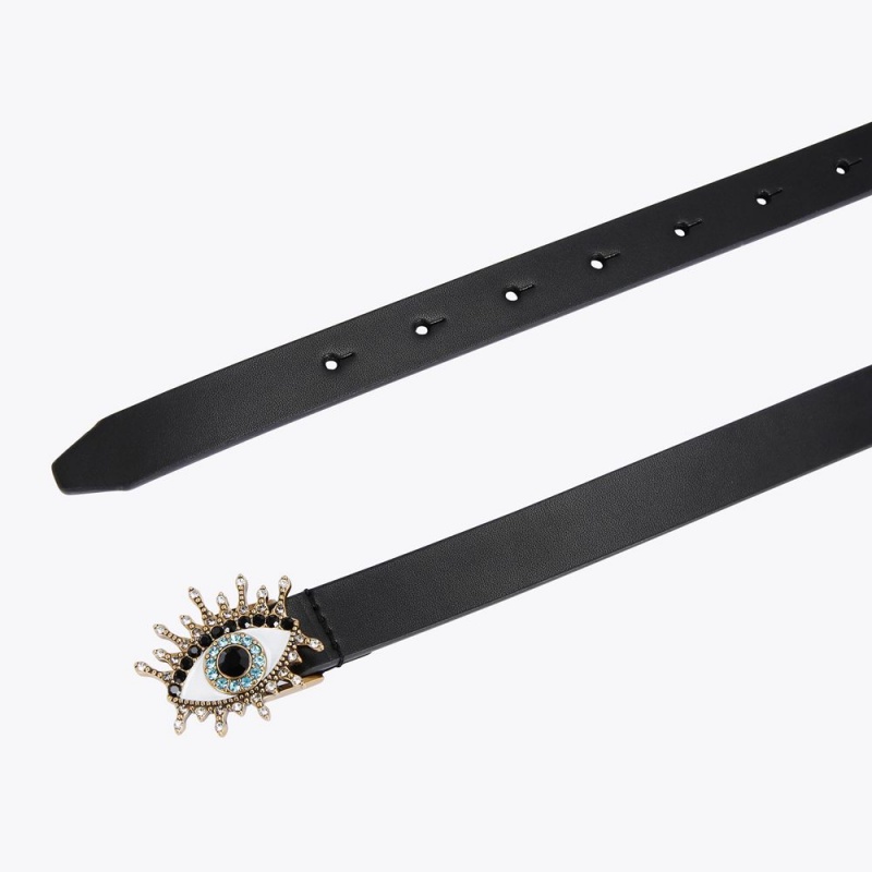 Kurt Geiger Evil Eye Belt Negrii | SFXLKA-609