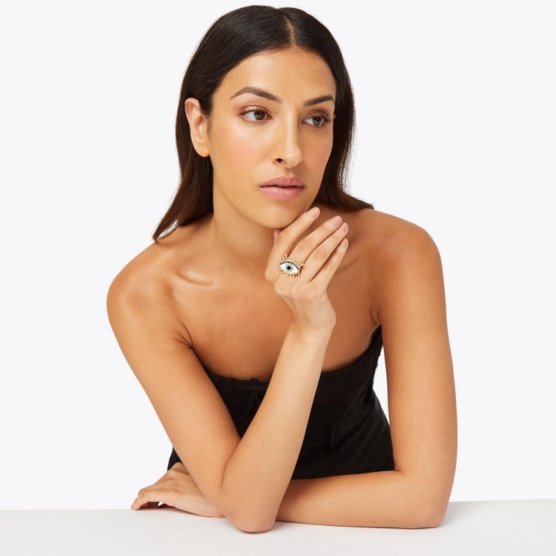 Kurt Geiger Evil Eye Cocktail Ring Aurii | UXVPFY-820