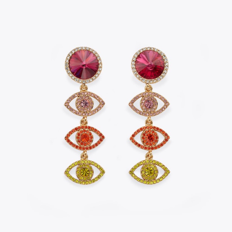 Kurt Geiger Evil Eye Drop Earrings Aurii | LYXMPZ-461