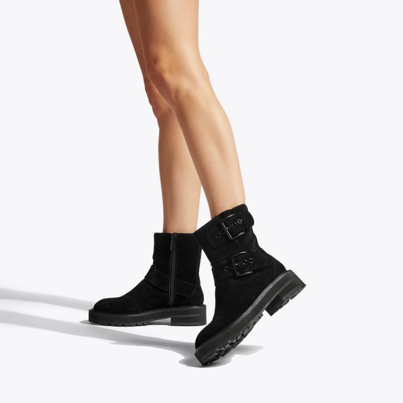 Kurt Geiger Hackney Biciclist Boot Negrii | PTUKSZ-356